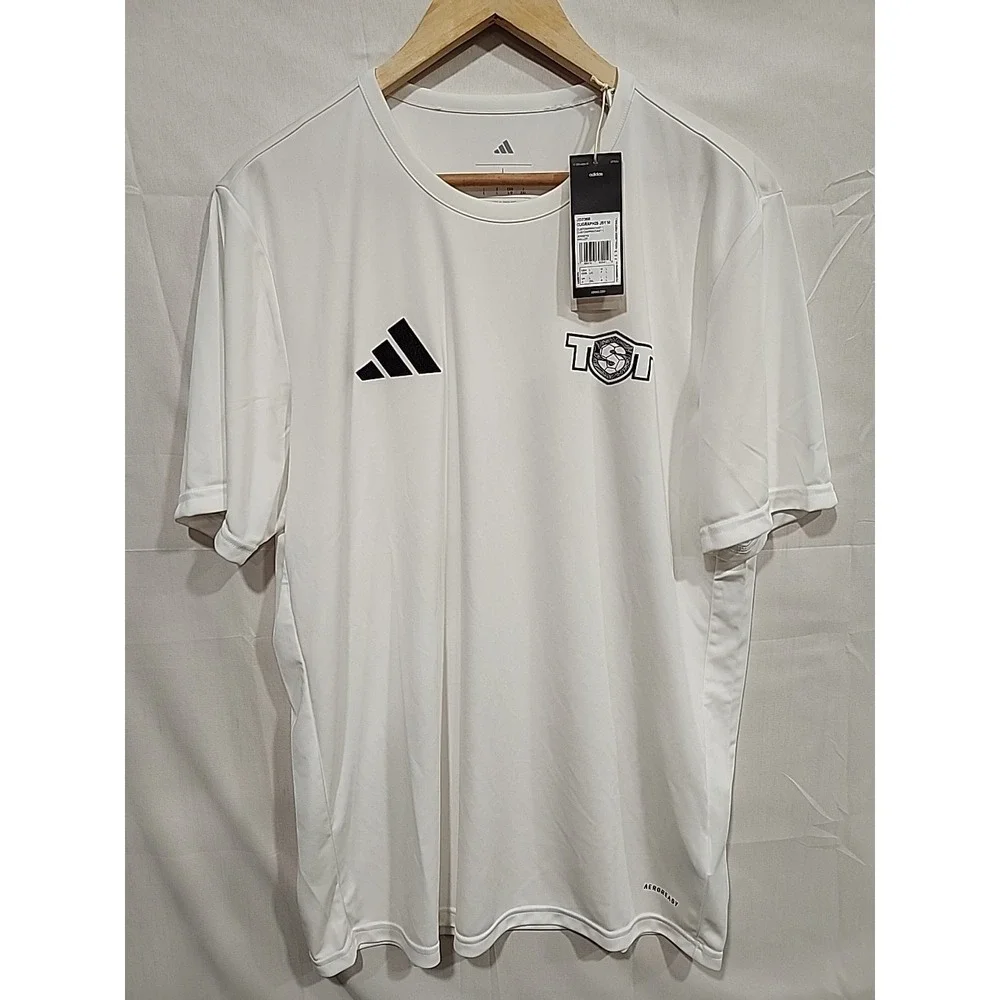 Adidas Aeroready T-shirt NWT Mens L, Short Sleeve White 